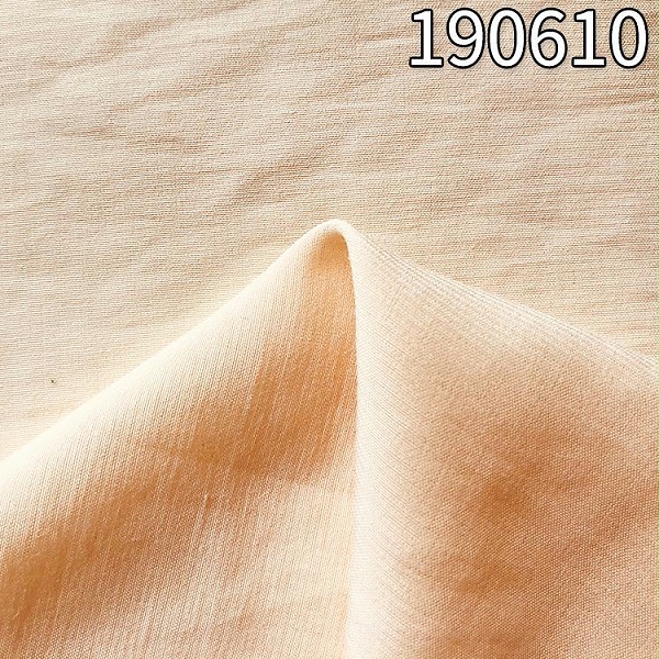 190610涤人棉强捻仿铜氨面料 40%涤60%人棉平纹面料
